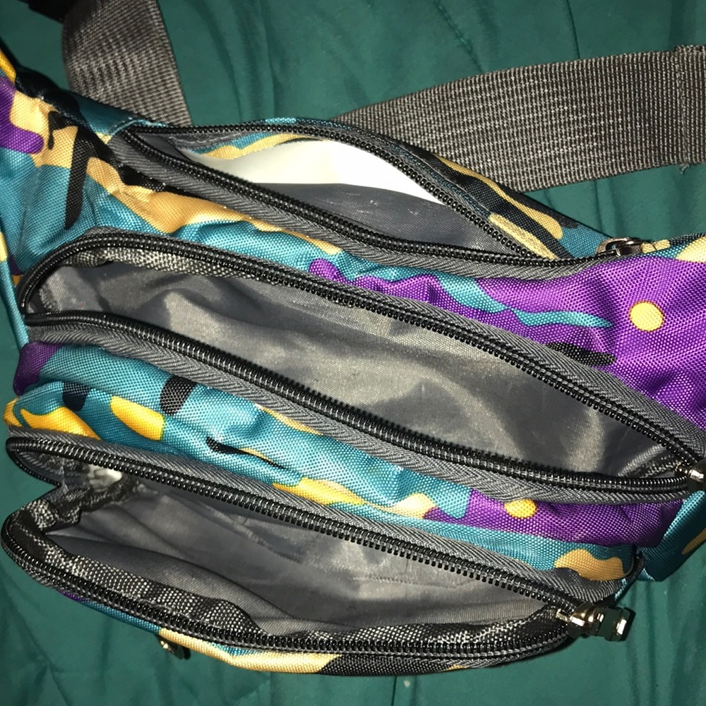 Blue camo fanny pack - Picture 2 of 3